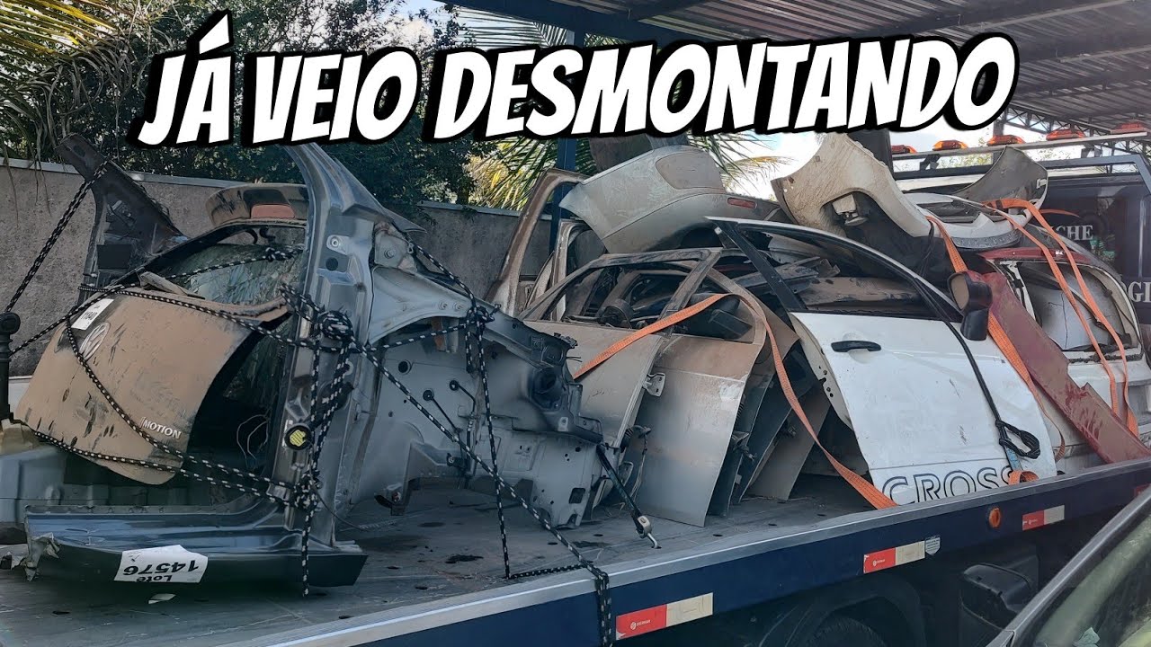 COMPREI UM LOTE DE PEÇAS DESMONTADA NO LEILÃO .