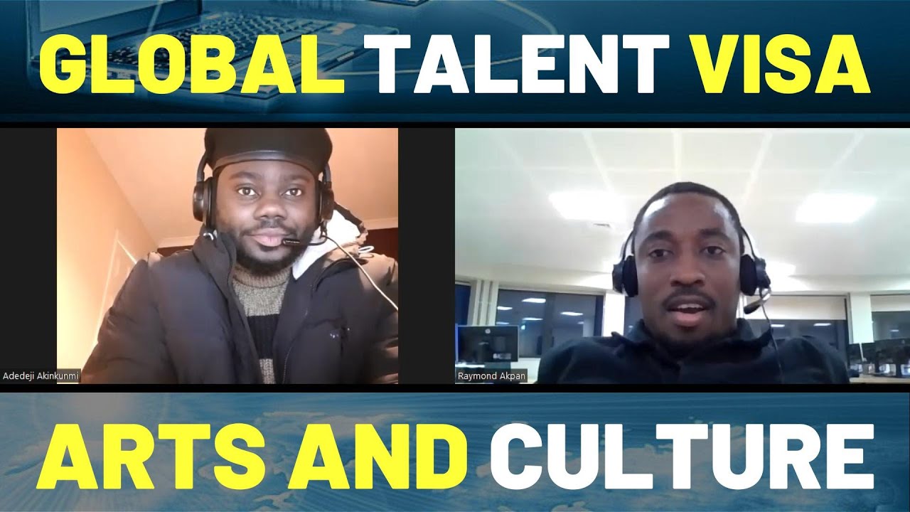 How he got the GLOBAL TALENT VISA in ARTS & CULTURE.