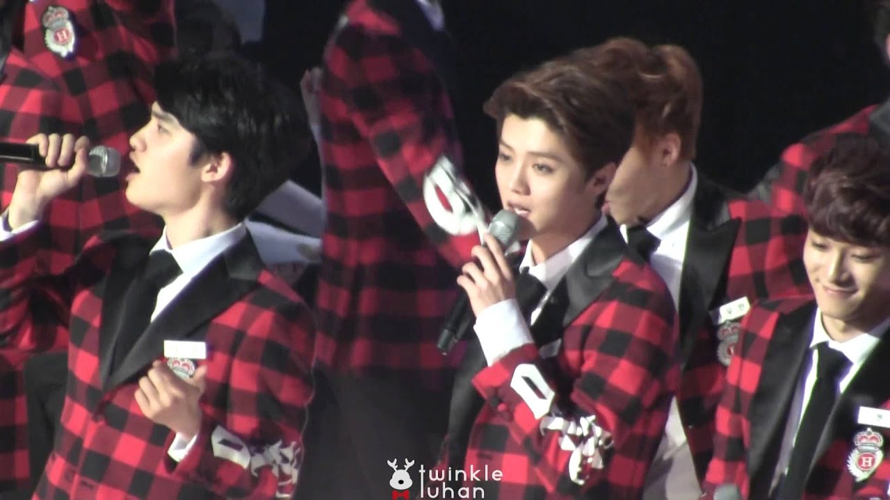140123 서울가요대상 EXO 으르렁 앵콜 LUHAN focus