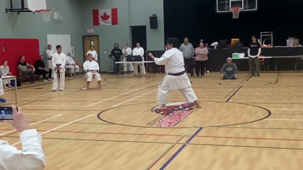 Kata (Ohan) by Landon Meekis (Thunder Bay wado Kai karate invitational tournament)