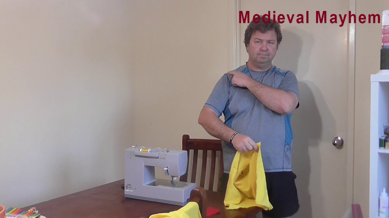 How to make your own Medieval T-Tunic DIY Viking Norman COSPLAY SCA LARP DIY Saxon