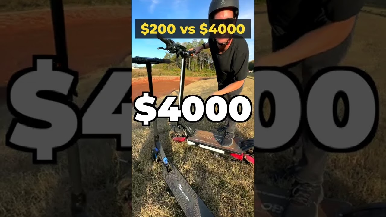 Steep Hill Climb! $200 vs $3,000 Electric Scooter