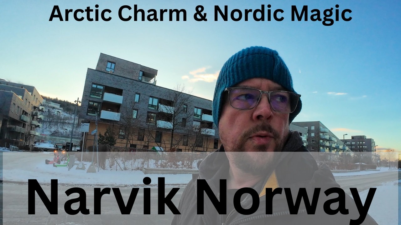🇳🇴 Arriving in the Polar Night Filled with Arctic Charm in Narvik, Norway (#AGP373) 🚶&zwj;♀️