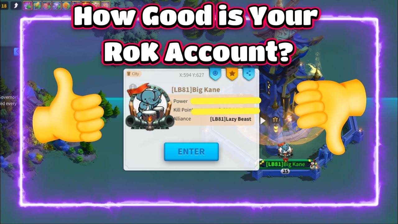 How Good is Your Rise of Kingdoms Account?