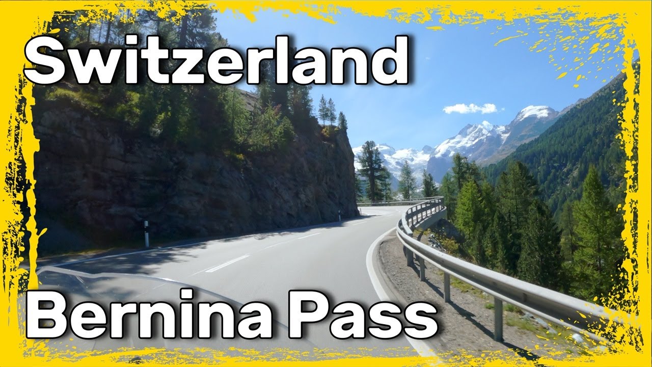 Best motorcycle roads of Switzerland - №29 (Bernina Pass) - motorcycle touring in Europe
