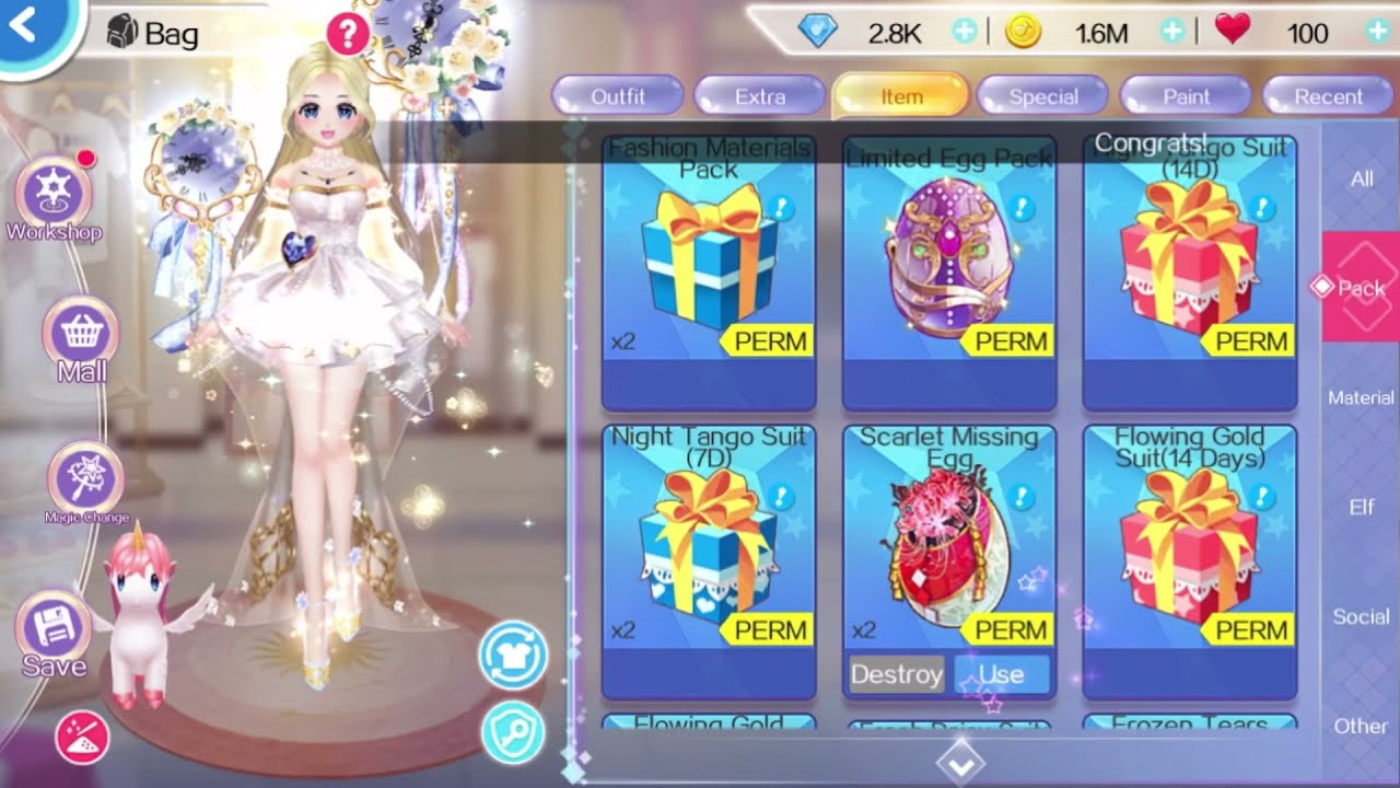 SWEET DANCE:LEGEND OF TIME & SPACE LUCKY SLOT & EGGS & WISHING POOL~!!!