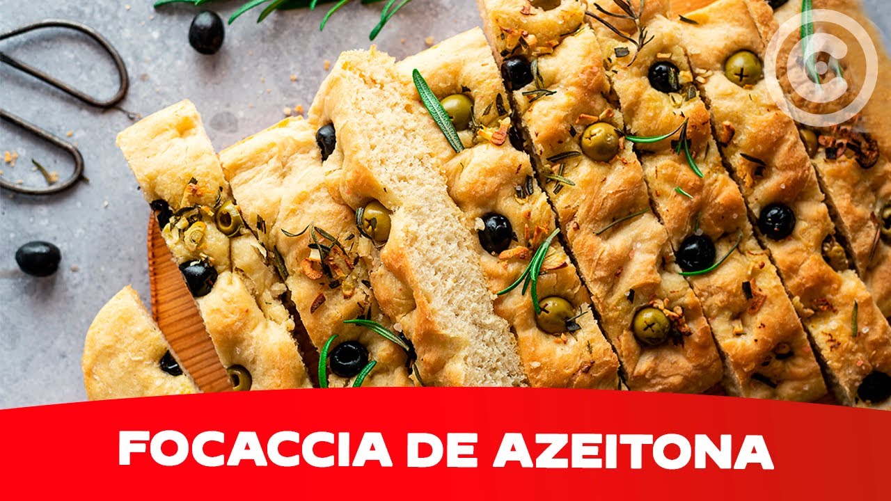 Focaccia de Azeitona: O Sabor Italiano Perfeito