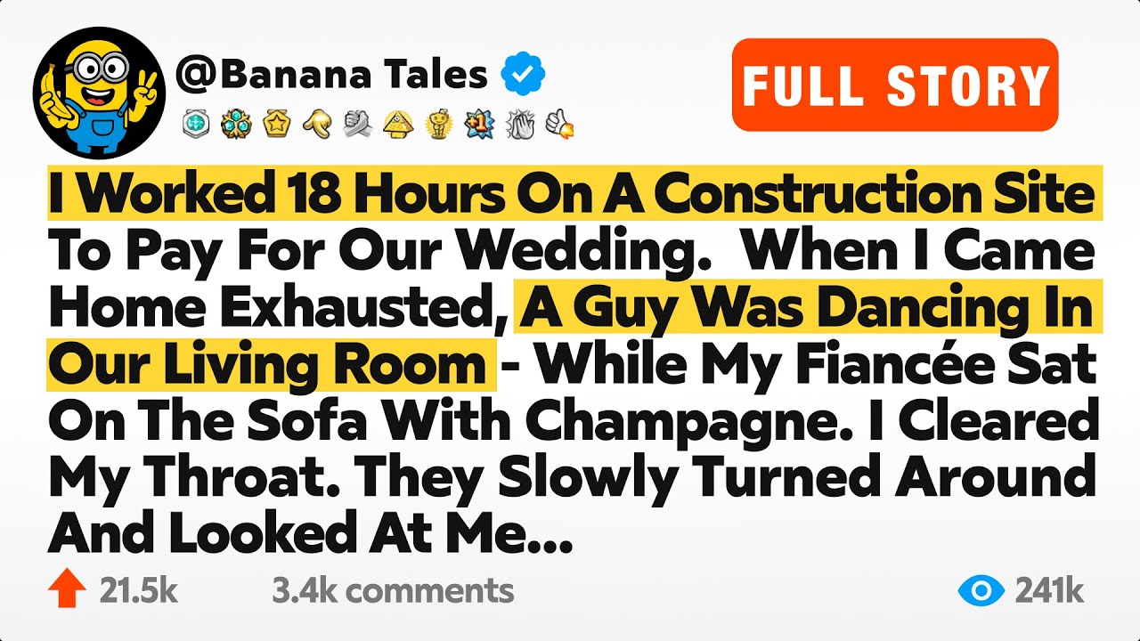I Worked 18 Hours On A Construction Site To Pay For Our Wedding. When I Came Home Exhausted, A Guy..