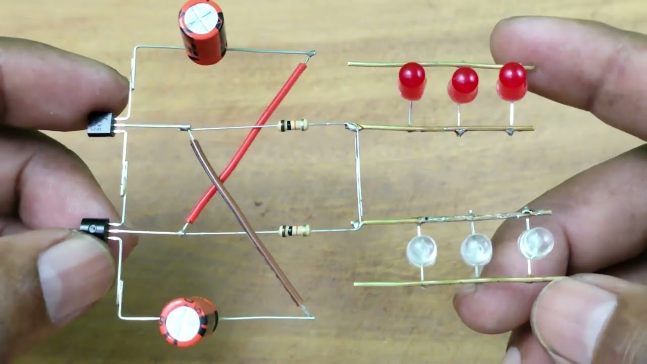 MAke A Attractive LED Flaser With Only BC547 Transistor