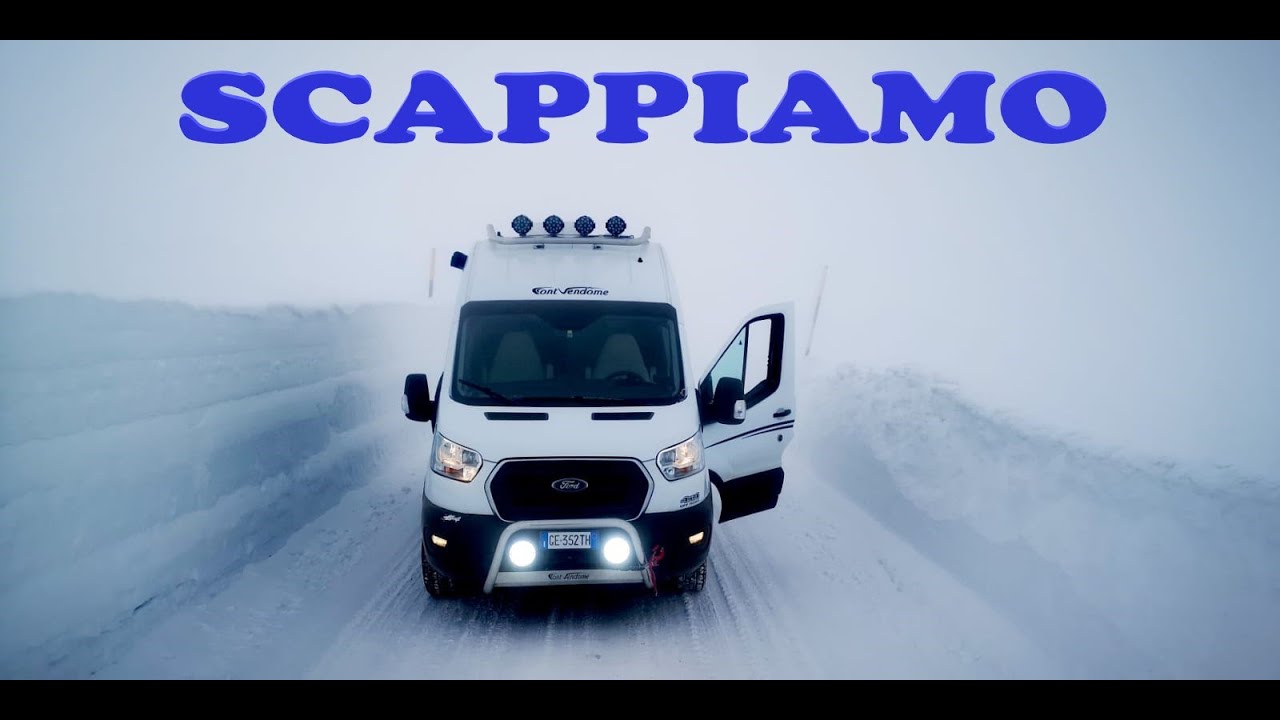 QUASI 3 METRI DI NEVE ITALY APPENNINO in van 4x4
