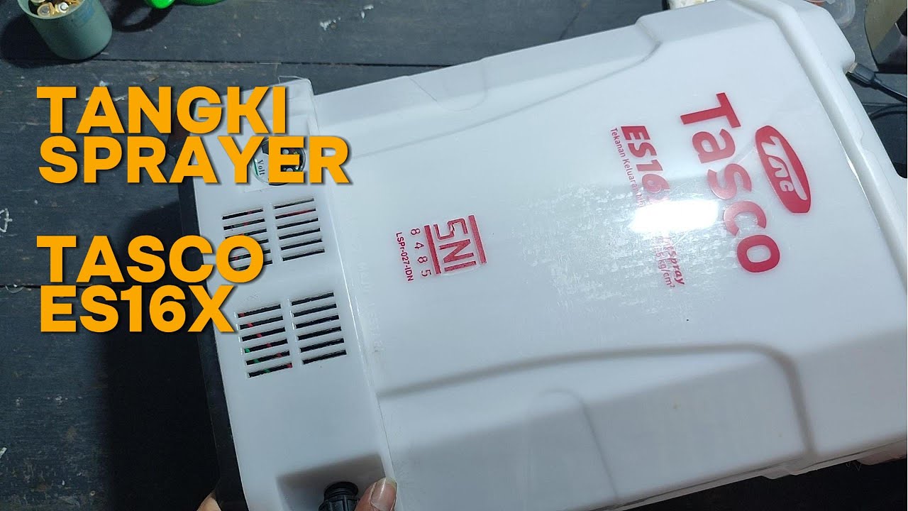UNBOXING TANGKI SEMPROT ALAT PERTANIAN TASCO ES16X 16 LITER | Rp 350 K