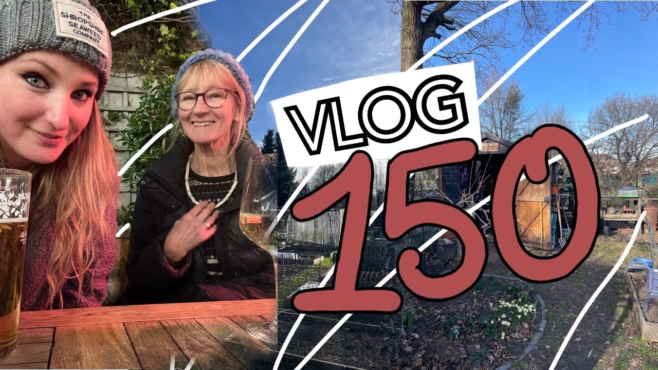 Ep 150 - Getting things ticked off on the list! Beautiful day on the Allotment || Plot 37