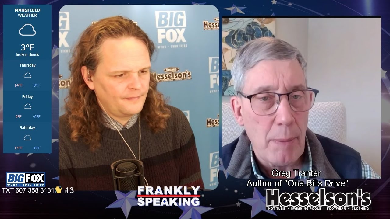 Greg Tranter Of "One Bills Drive: The Buffalo Bills Greatest Home Games" Returns To Frankly Speaking