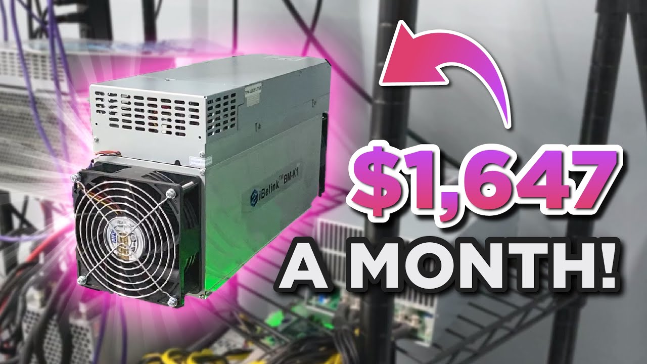 How I Earned $1,647 in Passive Income MINING?! iBelink BM-K1+