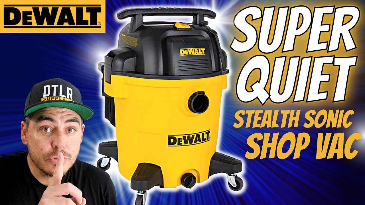 THE QUIETEST SHOP VAC EVER!? Dewalt Stealth Sonic Wet Dry Shop vac