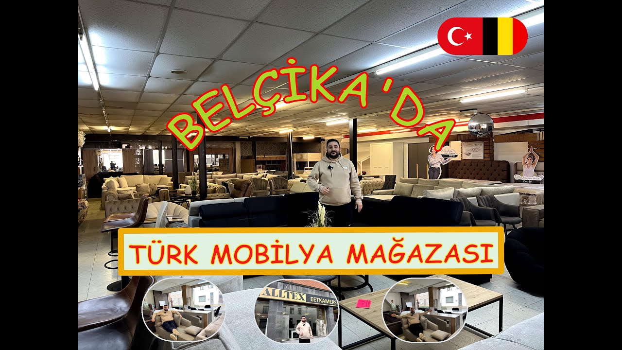 Belçika'da Türk mobilya mağazası #belçika #vlog #meubels