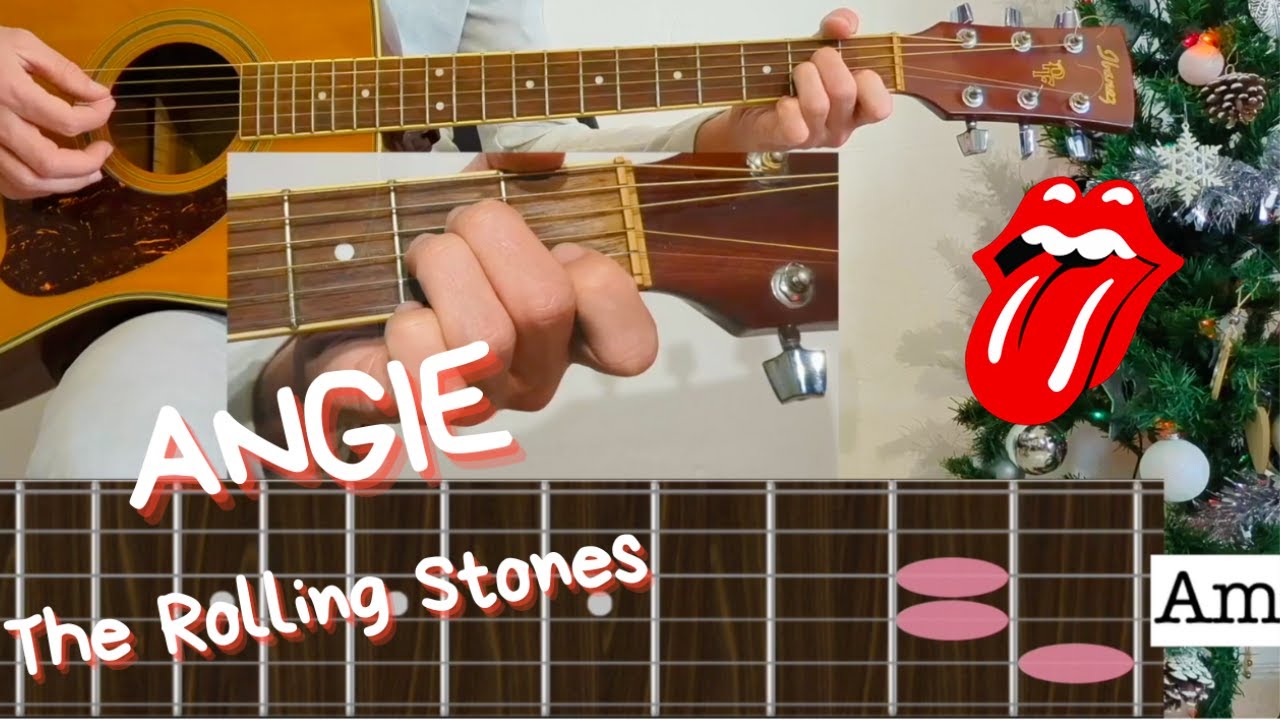 Angie - The Rolling Stones | VISUAL Tuto on Original Song ♫ EASY VERSION
