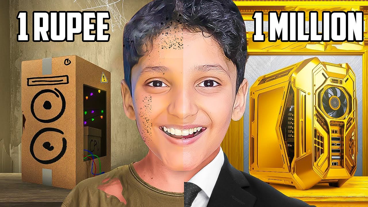 MY Rs 1M GAMING SETUP TOUR 🔥🔥 | 11 Year Old Kid Gaming Setup