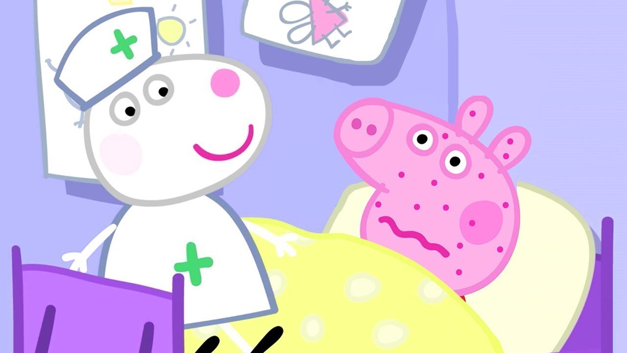 小猪佩奇 | 第一季 第25集 「 不舒服 」 粉红猪小妹 | 佩佩猪 |Peppa Pig Chinese |动画