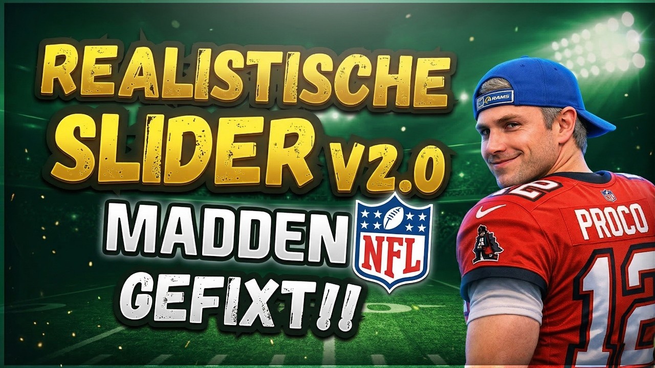 Der Gamechanger f&uuml;r Wear & Tear, Gameplay & XP! 💥Die Ultimativen Madden 26 Sliders!