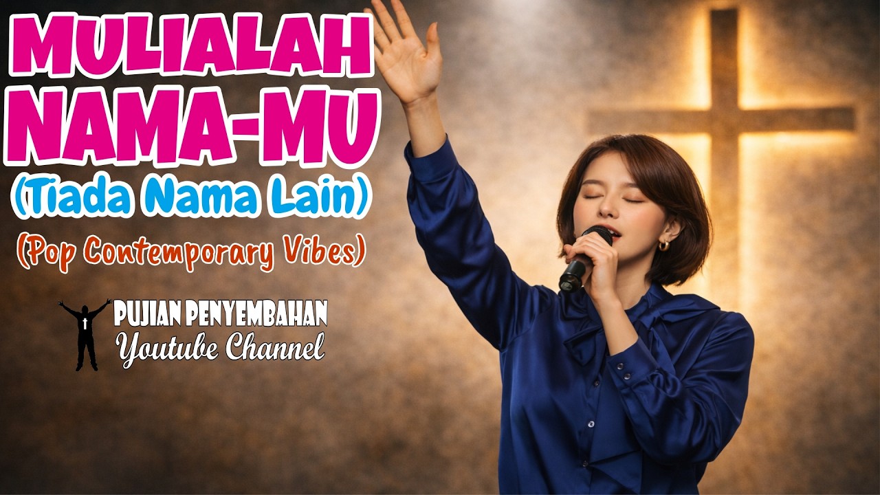 Lagu Rohani Mulialah NamaMu - Tiada Nama Lain | Video With Lyrics | Cover by Pujian Penyembahan