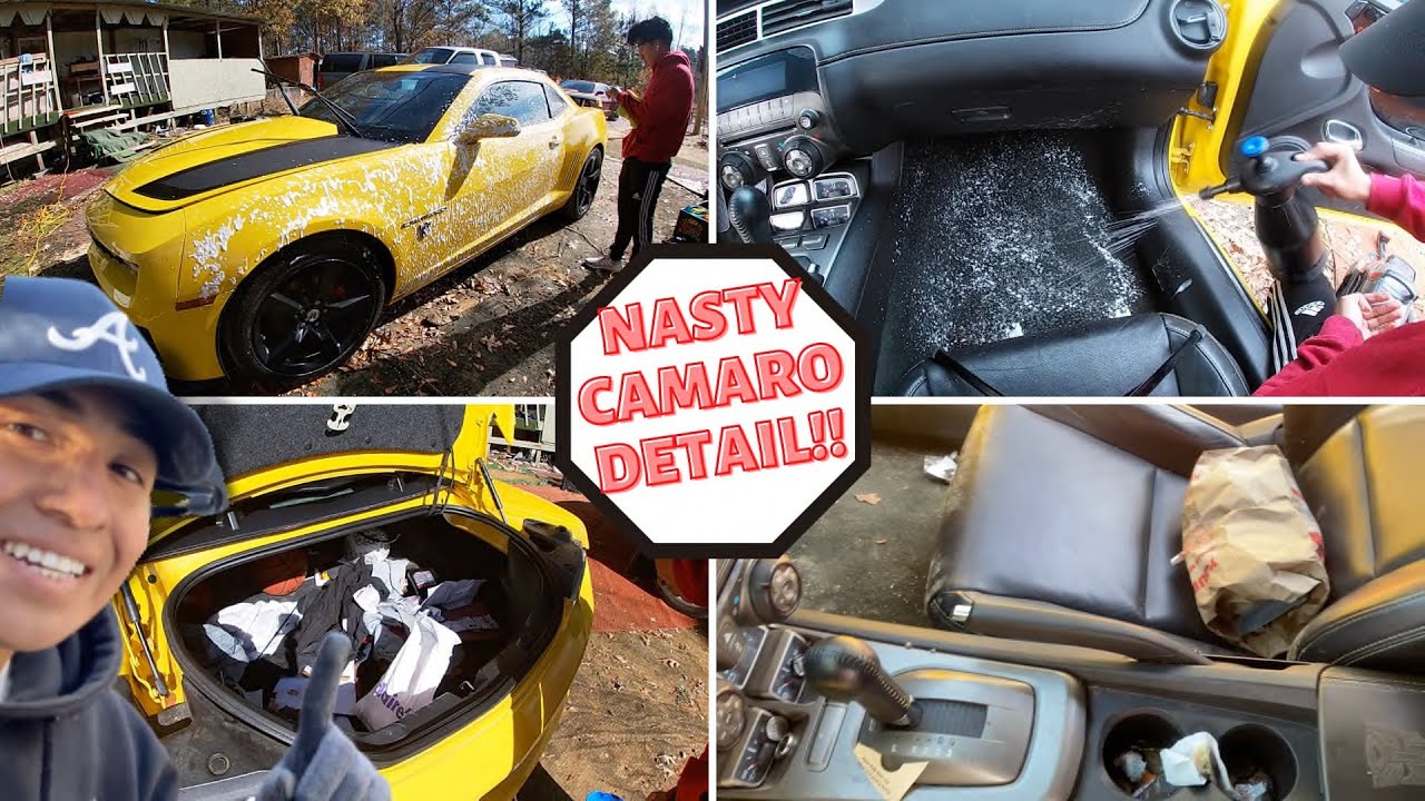 Deep Cleaning a NASTY Camaro | Satisfying Transformation | #1 2021