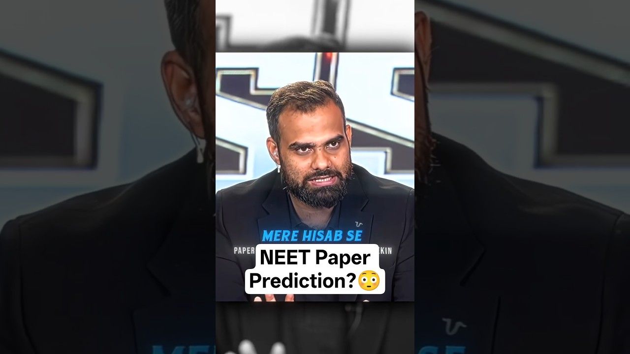 MR Sir on NEET Paper Prediction!!💯 #pw #neet #physicswallah