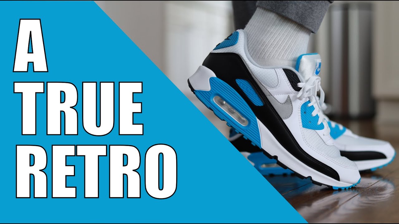 НАСТОЯЩИЙ РЕТРО: Распаковка, обзор и примерка кроссовок Nike Air Max 3 Laser Blue (Air Max 90)!