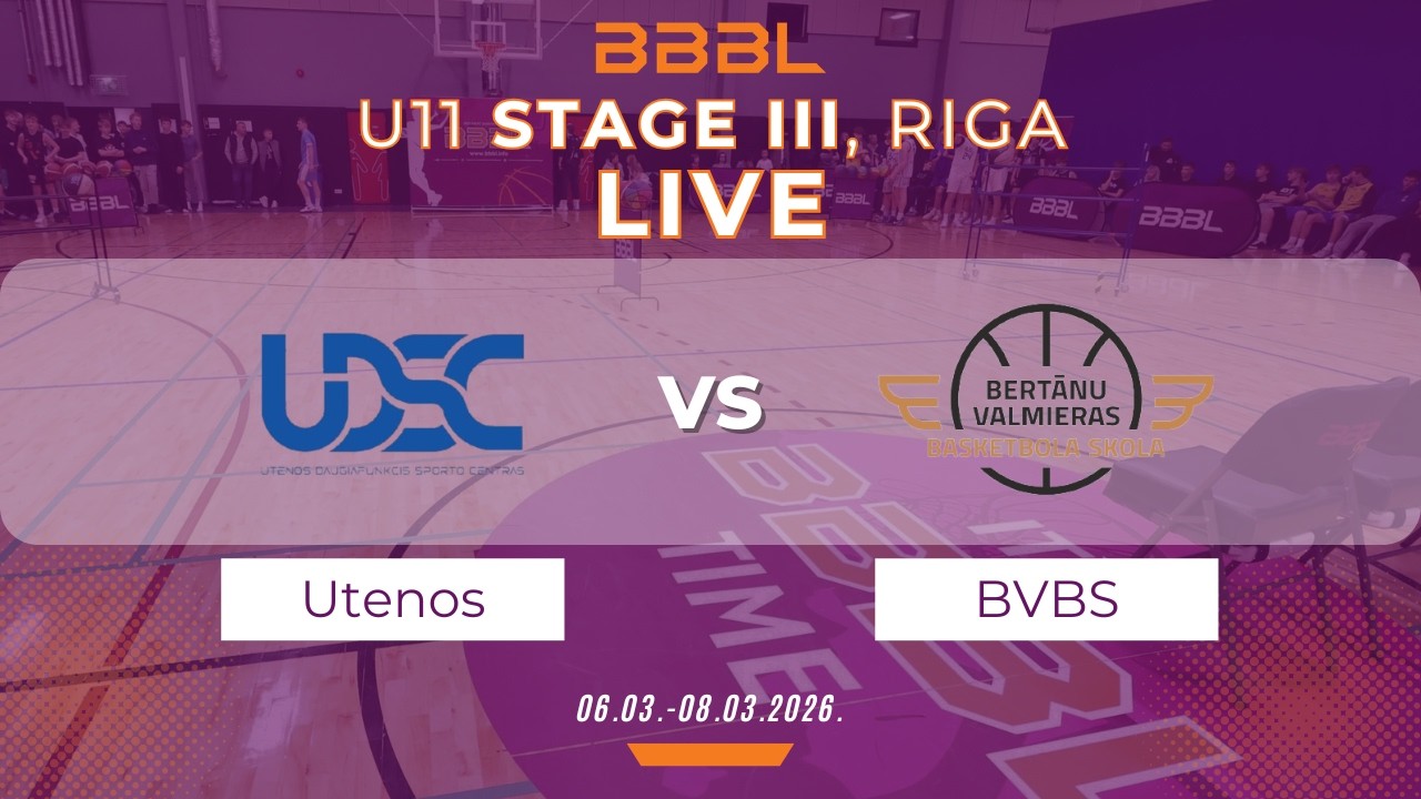 Utenos DSC 2015 vs Bertans VBS 2015 | BBBL U11 | Stage III