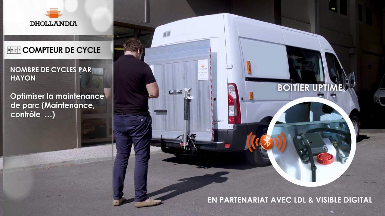 Uptime, le boîtier du hayon connecté