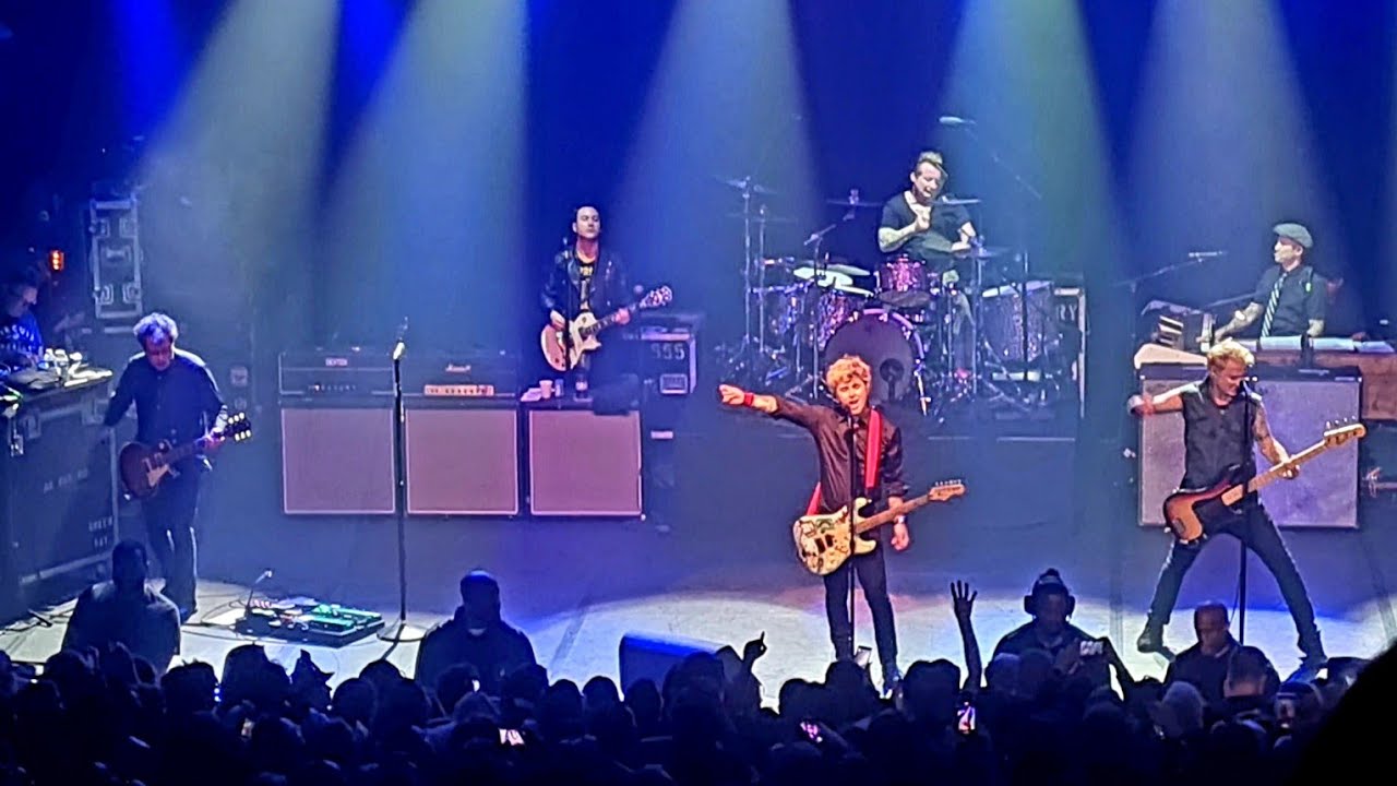 Green Day - Brain Stew, live, Bataclan, Paris, France, 4th November 2023
