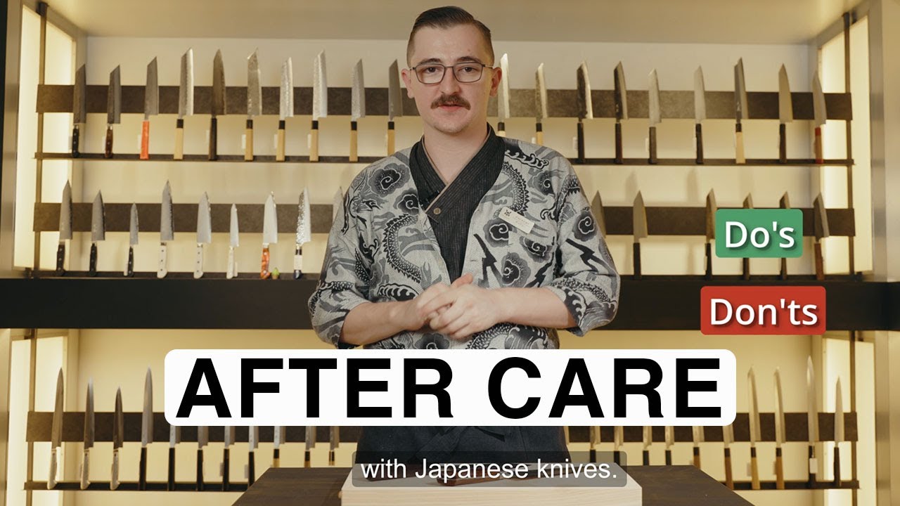 After Care - Japanese Kitchen Knife Introduction | MUSASHI JAPAN