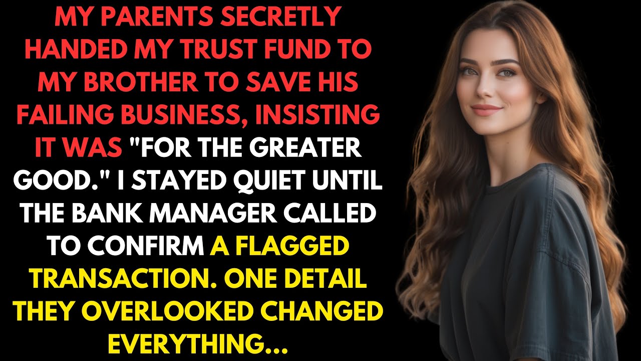 Parents Gave My Trust Fund To My Brother Failed Business—The Bank Manager's Call Changed Everything
