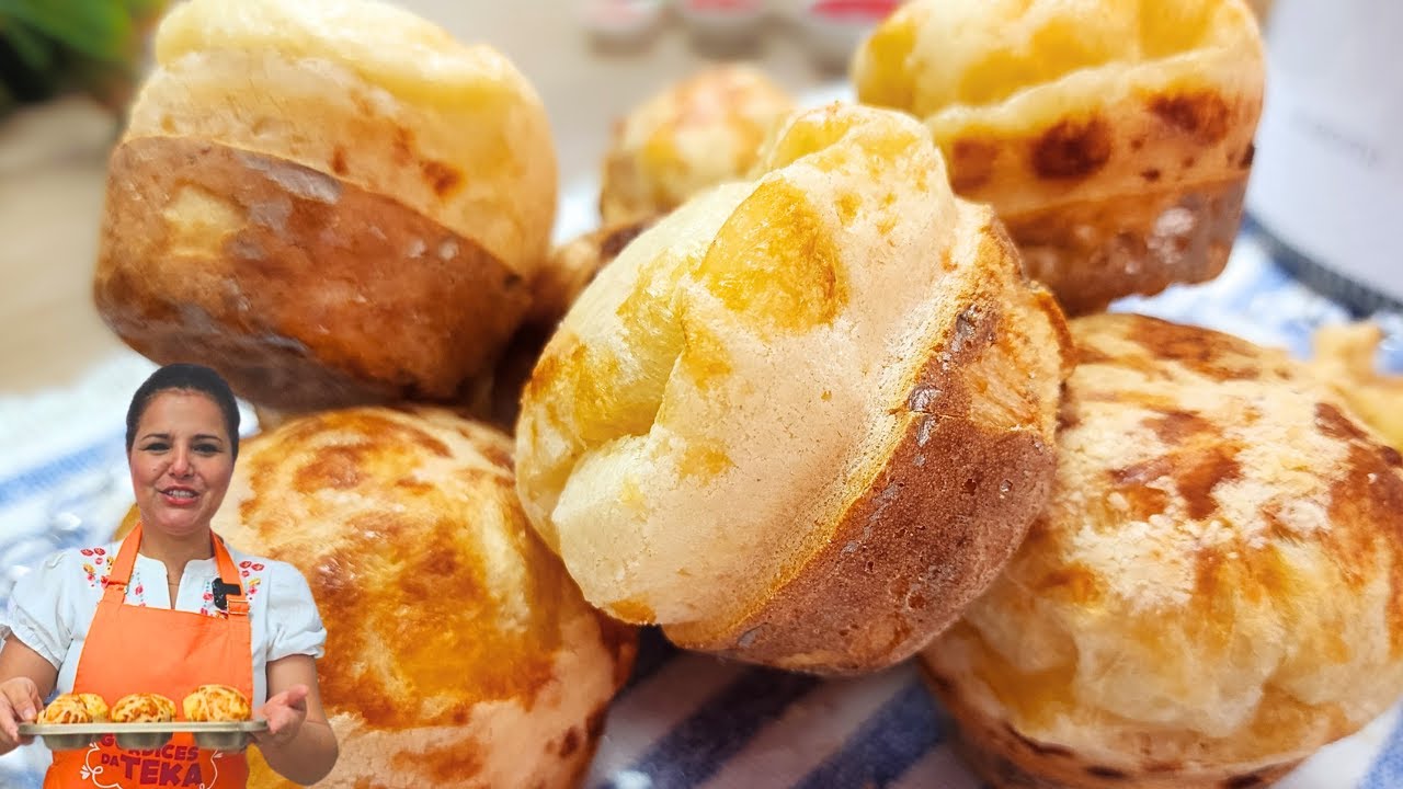 NO LIQUIDIFICADOR! RECEITA SUPER FÁCIL DE PÃO DE QUEIJO