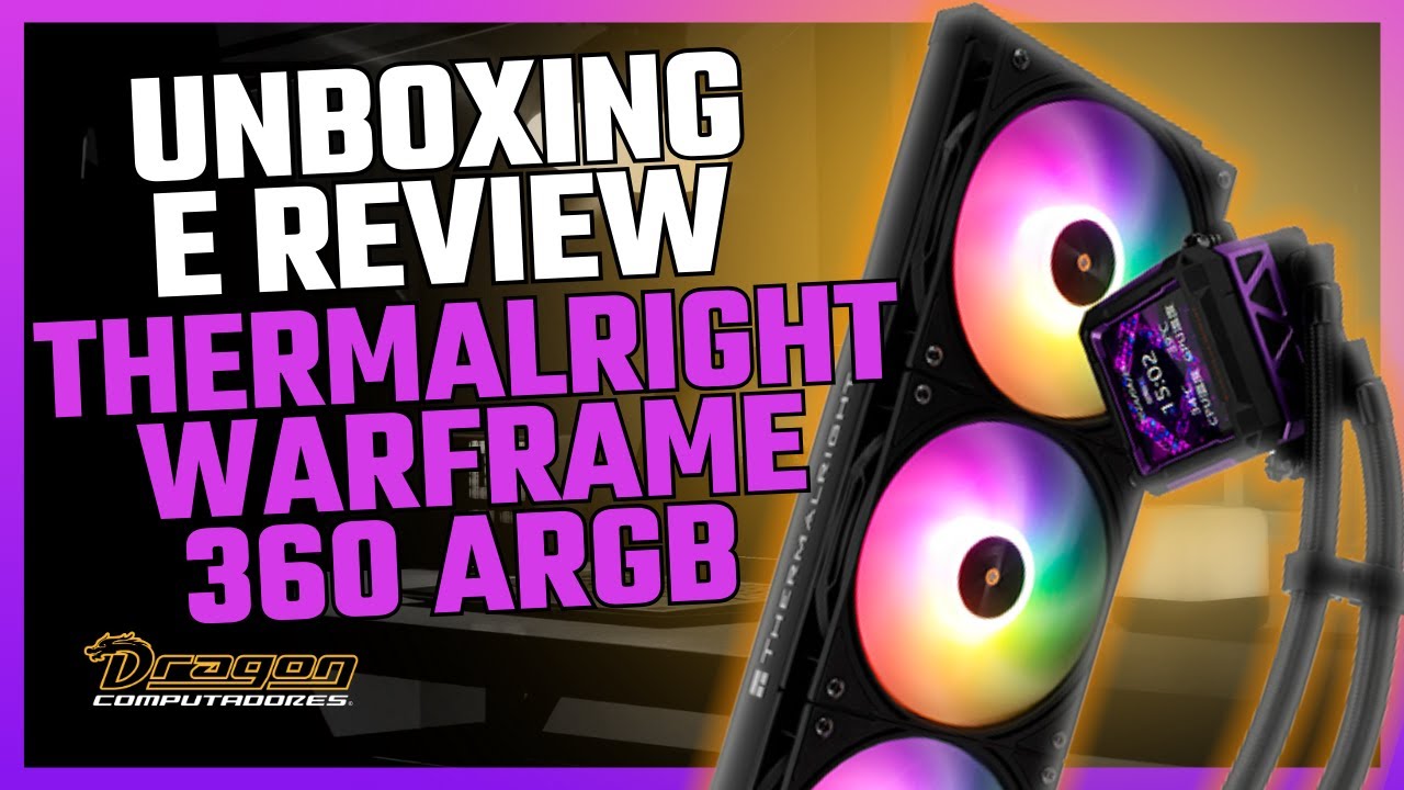 Thermalright Frozen Warframe 360 ARGB – UNBOX, REVIEW e MONTAGEM! 🔥
