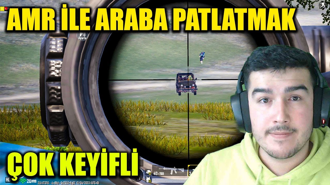 AMR İLE ARABA PATLATMAK &Ccedil;OK KEYİFLİ M&Uuml;THİŞ MA&Ccedil;! ONE MAN SQUAD PUBG MOBILE