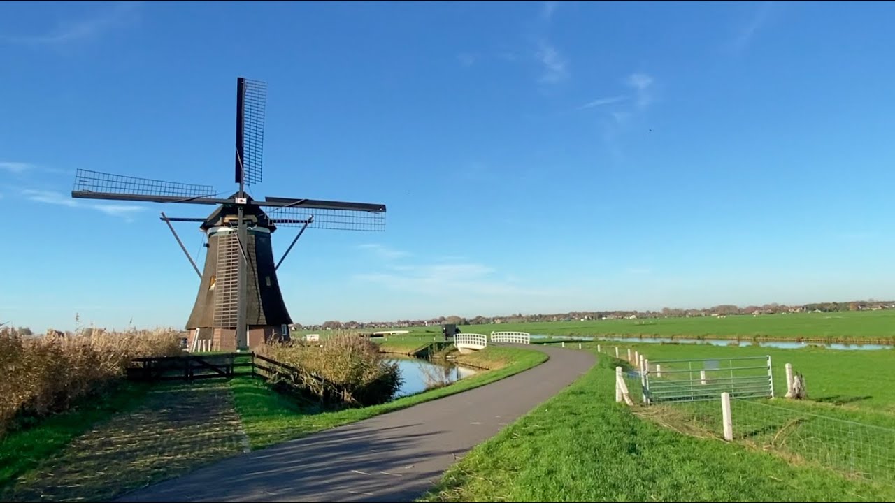 Lange mooie wandeling in de zon in Groot Ammers op 12 november 2022