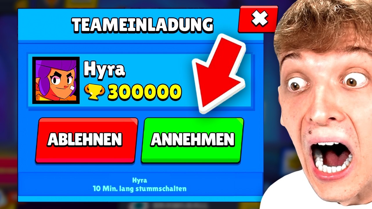 PLATZ 1 GLOBAL lädt mich für 300.000🏆 POKALE PUSH ein! 😱 ANNEHMEN?