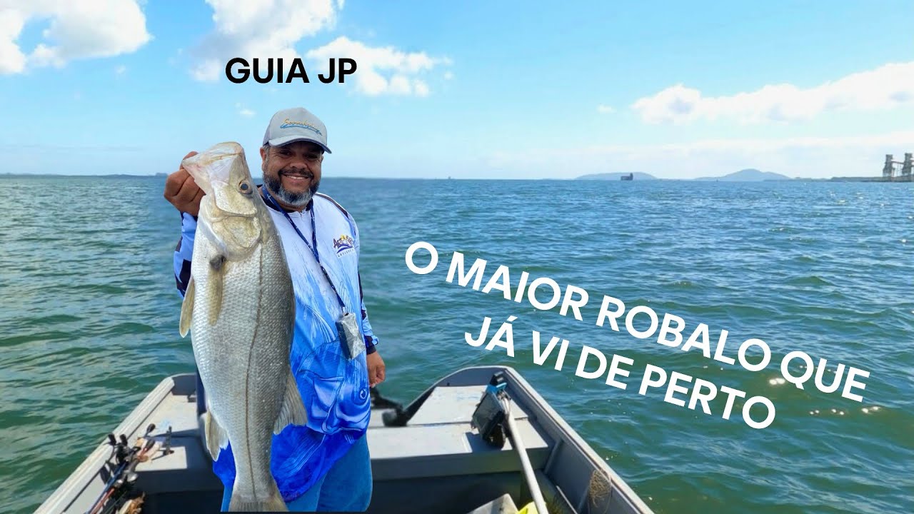 PESCARIA COM GUIA JP NA - BAIA DA BABITONGA- PESCARIA DE ROBALO COM CAMARÃO ARTIFICIAL 