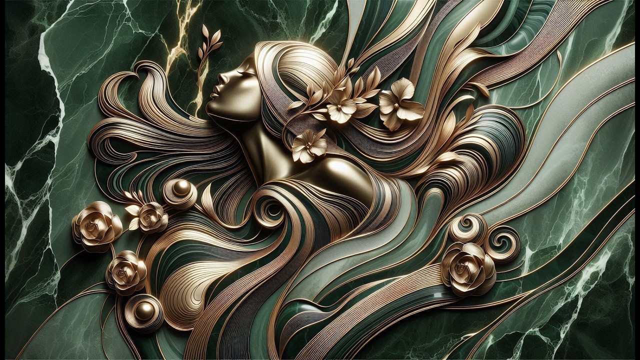 グリーン・マーブルアート Green Marble Art