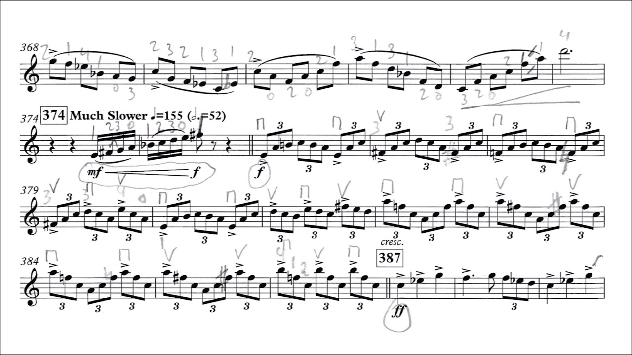 Dawn of the Dinosaurs Suite form Ice Age 3, 2nd violin score