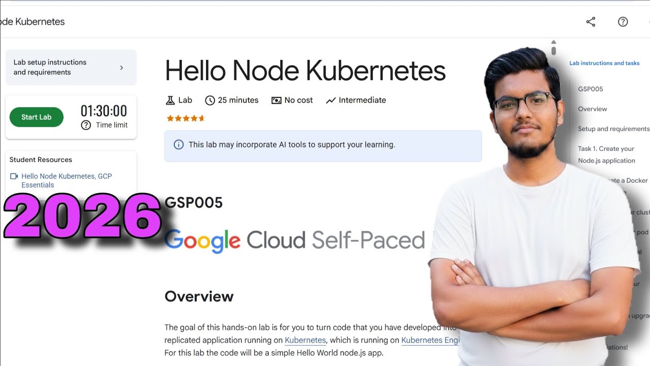 Hello Node Kubernetes Lab Solution | Google Cloud Skills Boost 2026