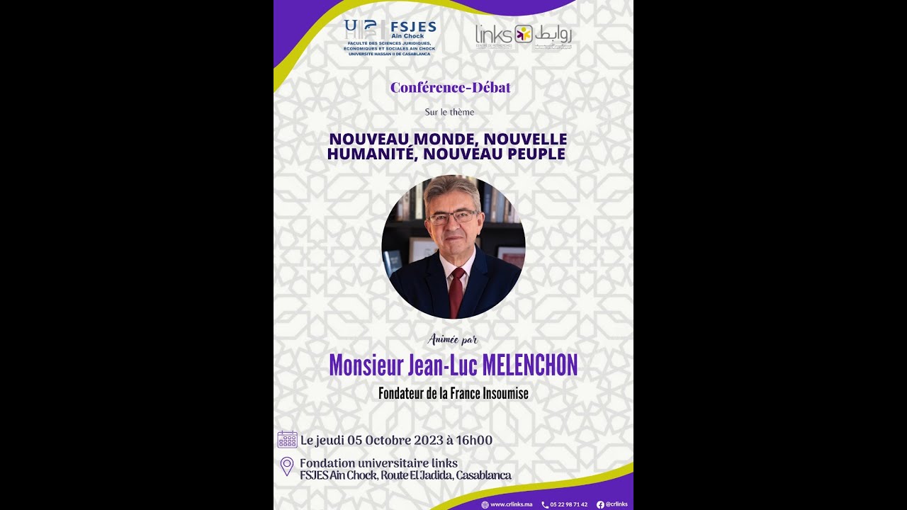 Conférence-Débat sur le thème nouveau monde nouvelle humanité nouveau peuple