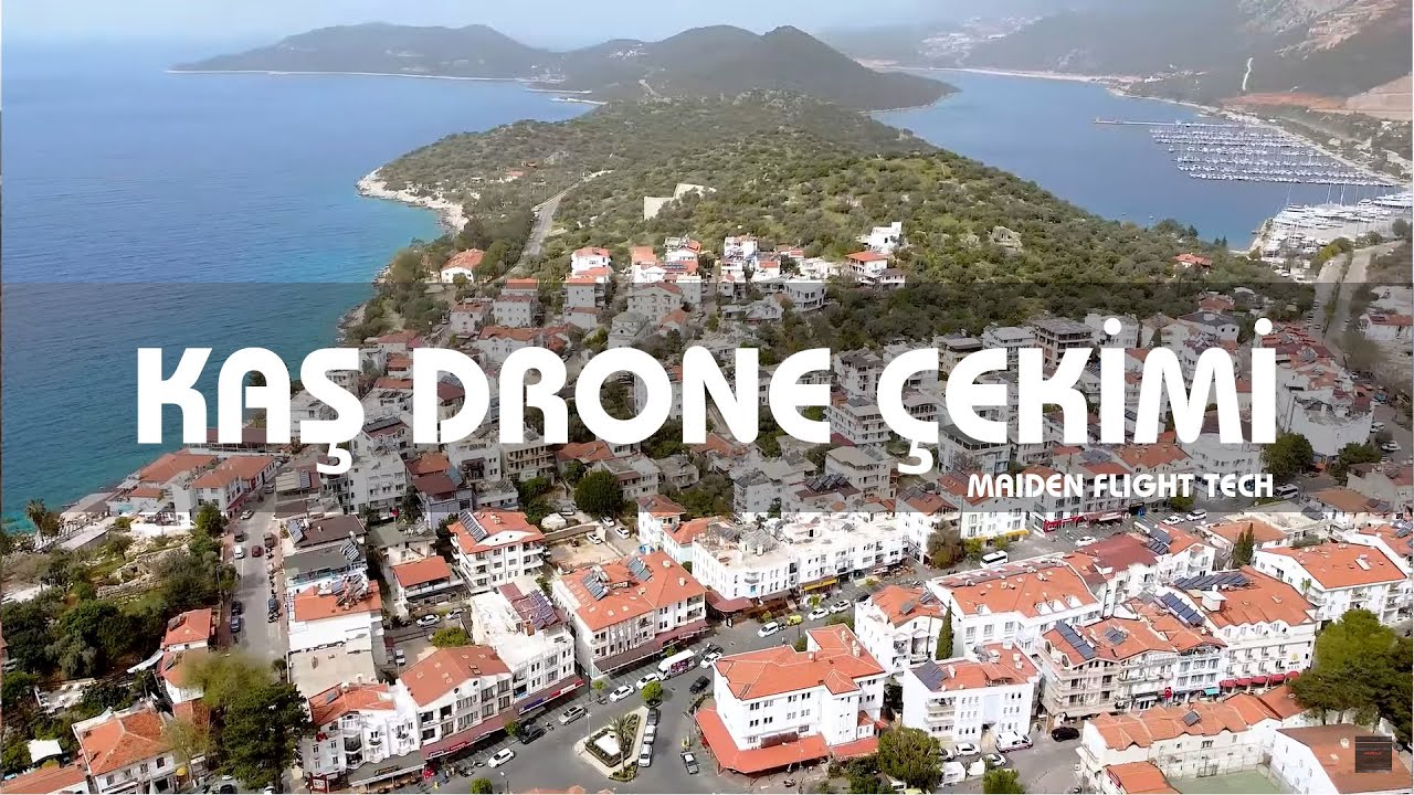 KAŞ Drone Çekimi, Antalya Kaş Havadan Görünümü, Dron ile Enfes Kaş Manzarası 2022