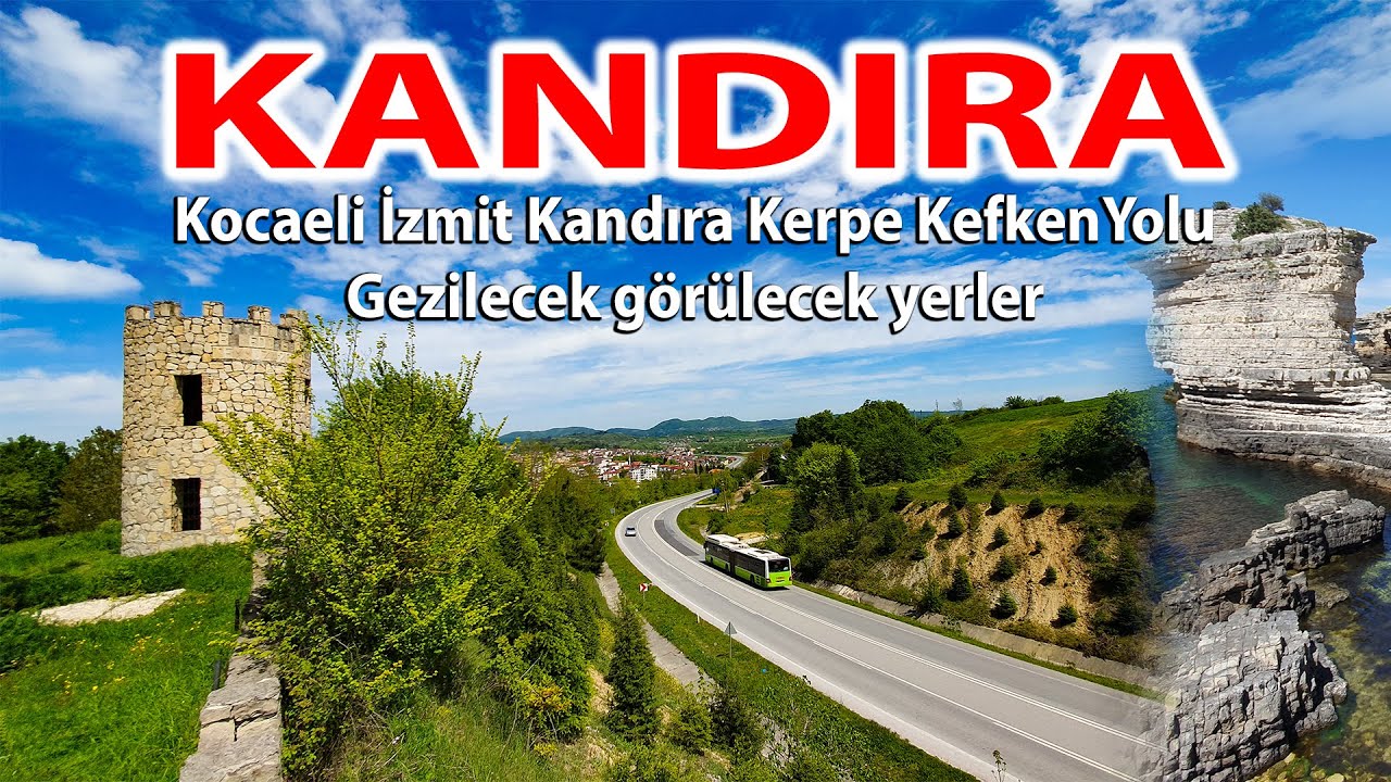 Kandıra | Kocaeli İzmit Kandıra Kerpe Kefken yolu 2K60FPS | Süper manzaralı yol | Gezilecek yerler |