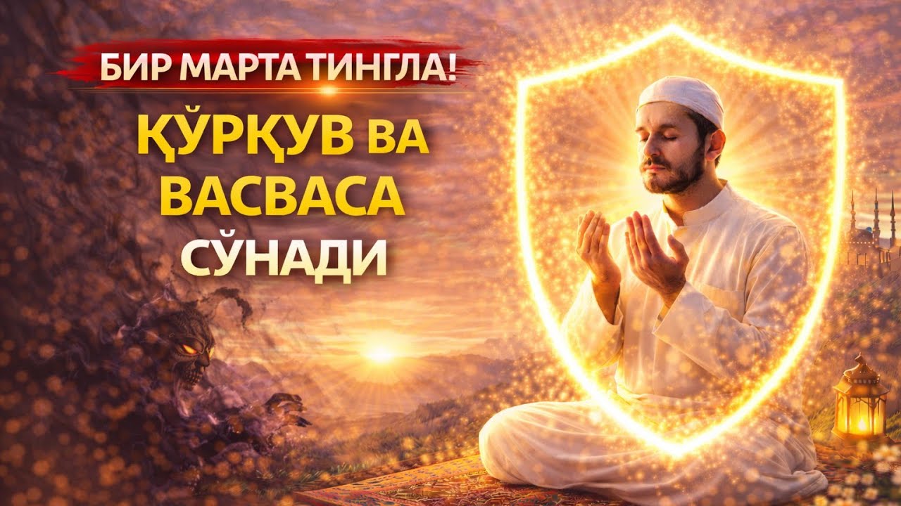 БИР МАРТА ТИНГЛА! ҚЎРҚУВ ВА ВАСВАСА СЎНАДИ