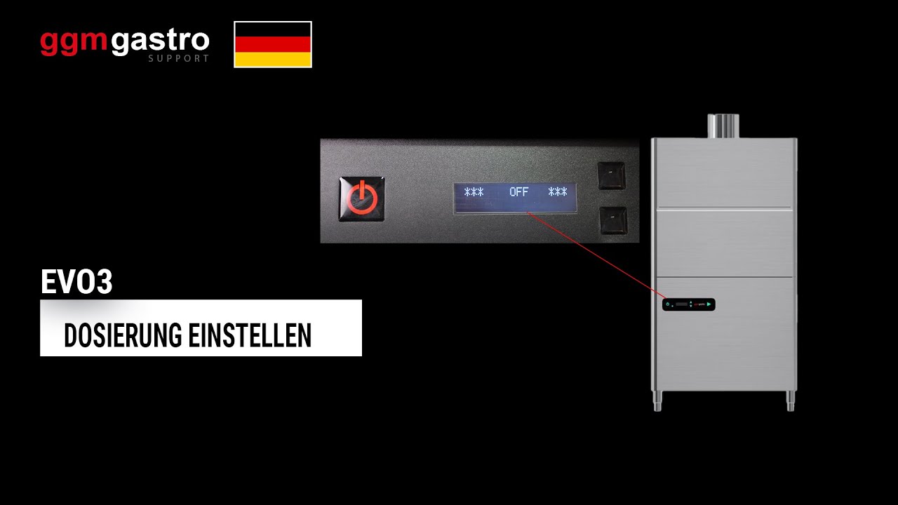 Dosierung Einstellen EVO3 DE EN FR NL