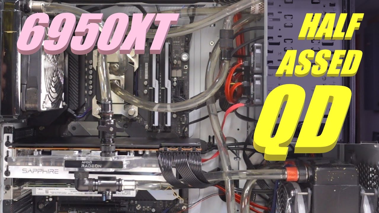 Cheap Quick Disconnect on my 6950XT