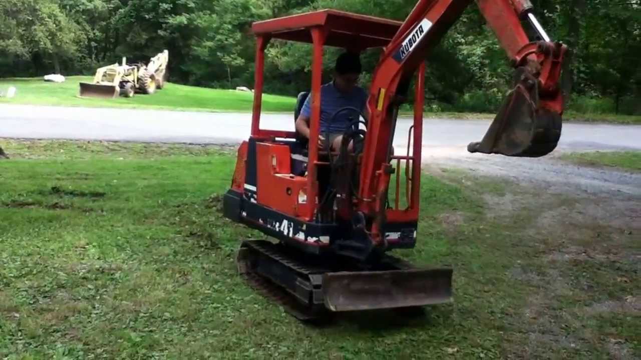 1988 KUBOTA KH 41  MINI EXCAVATOR