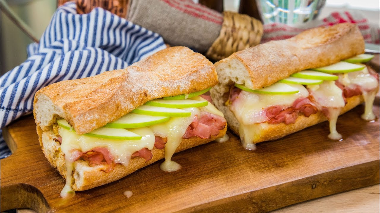 Hot Ham and Brie Sandwich - Home & Family